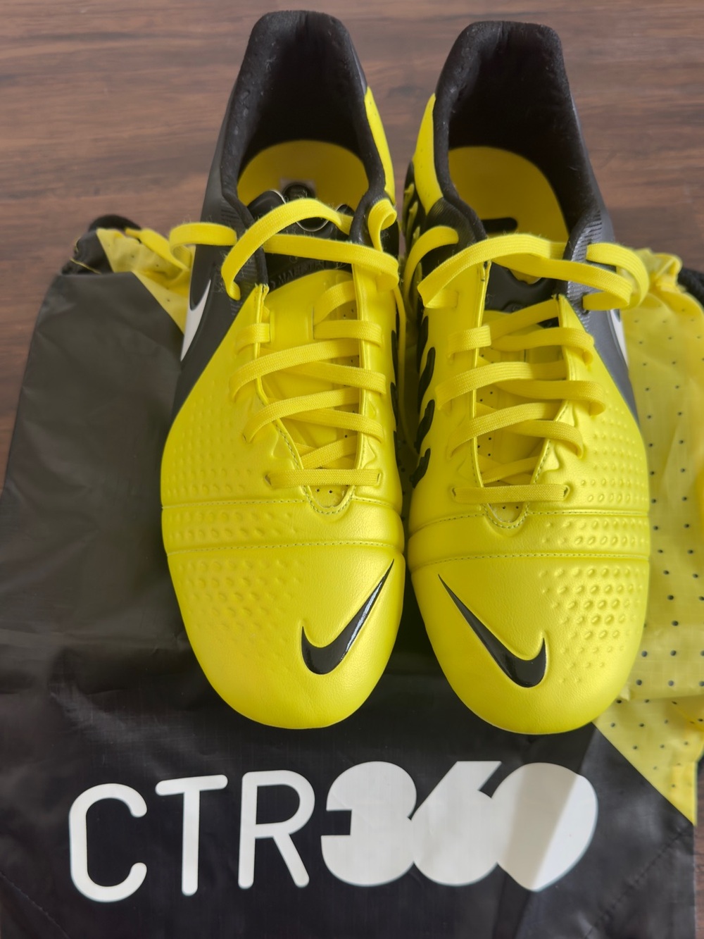 Nike CTR360 Yellow Soccer Cleats